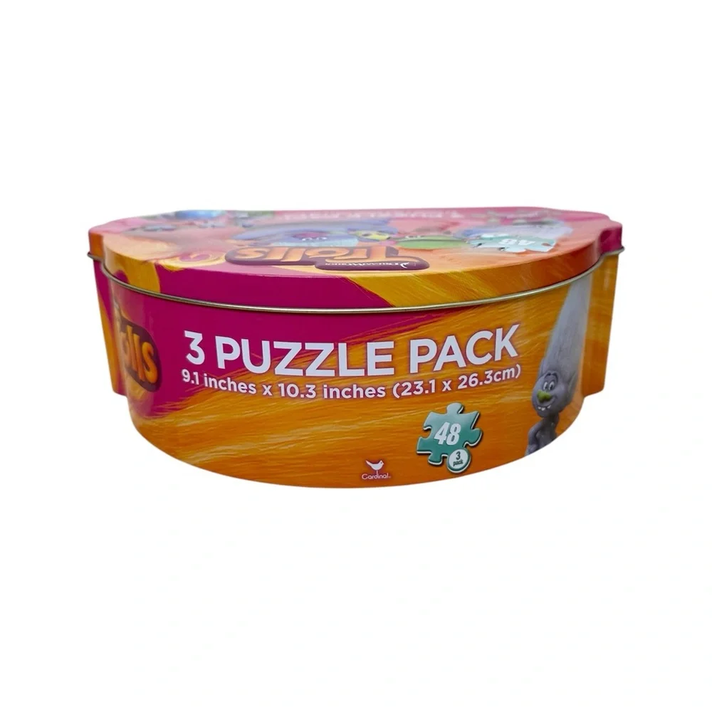 DreamWorks Trolls 3 Puzzle Pack Tin